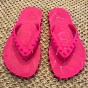 Christian Louboutin Vibrant Pink Sandals